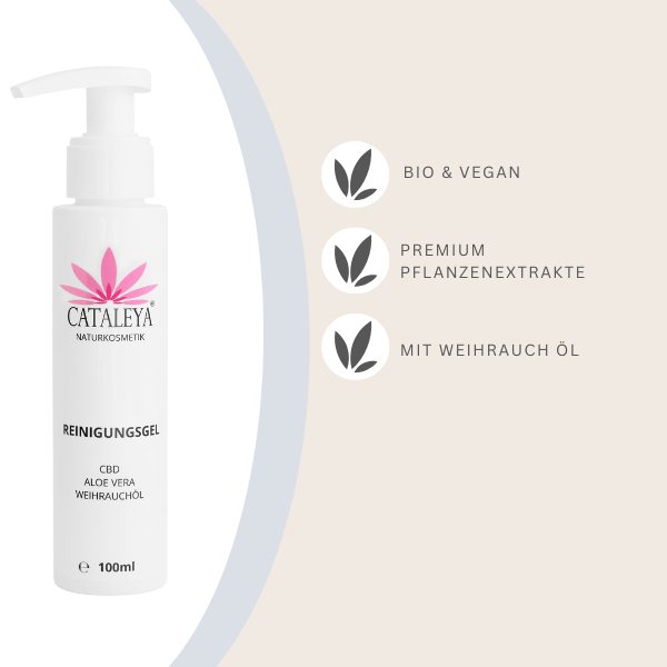 Unreine Haut, Trockene Haut, große Poren, Pigmentflecken, Hyperpigmentierung, Hautrötung, Rötungen, Rosazea, Falten, Hautalterung, Fältchen, straffe Haut, Naturkosmetik, Hanfpflanze, Aloe Vera, Wirkung, Bio, Wasser, Wirkstoffe, Rohstoffe, Hanf, CBD, Cannabidiol, Reinigung, Reinigungsgel, Akne, Pickel, Rasieren, Talg, Schmutz, Make Up Reste, abschminken, porentief, sanft, gründlich, Weihrauchöl, Hanfsamen, Öl, Ohne Wasser,