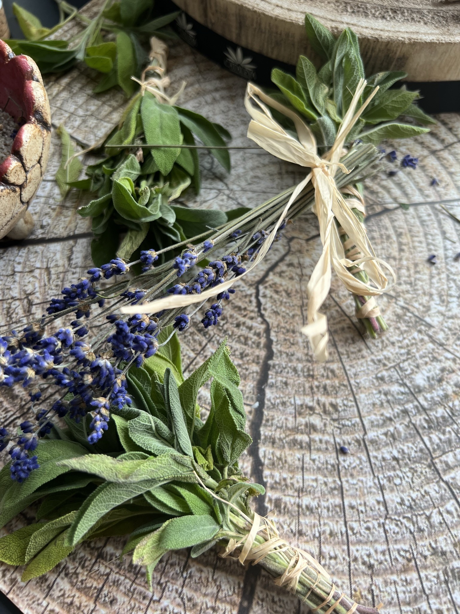 Salbei. Räuchern, Lavendel, Rauhnächte, Weihrauch, Räucherbündel, Selbermachen, Kräuter