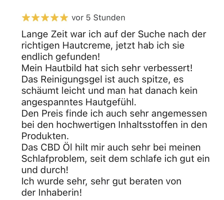 Bewertung, Bewertungen, Erfahrung, Erfahrungen, Feedback, Wirkung, CBD, Hanf, Cannabidiol, Öl, Hanfcreme, Hanfkosmetik, Unreine Haut, CBD Öl Einnahme, Einnahme, Schlafprobleme, Schmerzen, Kopfschmerzen, Migräne, Krebserkrannkungen, Krebscbd, Krebsdiagnose, Tumor, Zellen, Akne, Mitesser, Pickel, Narben, Darmgesundheit, Collagen, Kollagen,