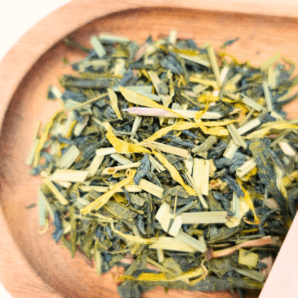 Matcha, Zitrone, Grüner Tee, Teemischung, Zitronengras, Sencha, Ringelblume,
